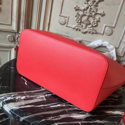 Replica Louis Vuitton Red Textured Neverfull MM