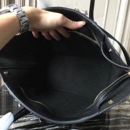 Replica Louis Vuitton Black Textured Freedom Bag
