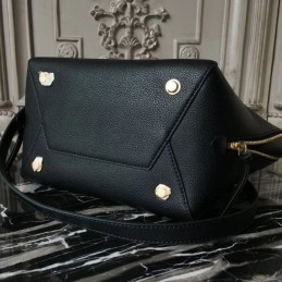 Replica Louis Vuitton Black Textured Freedom Bag