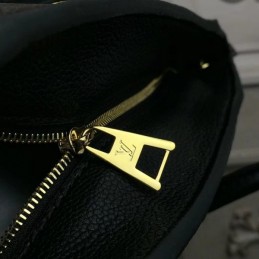 Replica Louis Vuitton Black Textured Freedom Bag
