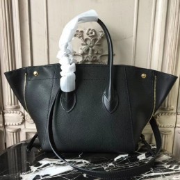 Replica Louis Vuitton Black Textured Freedom Bag