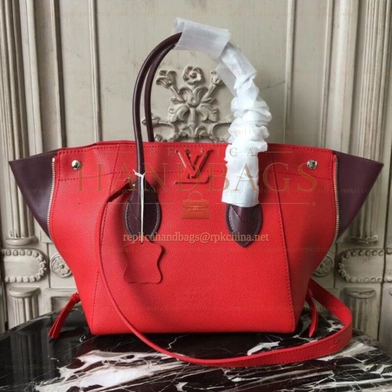 Replica Louis Vuitton Red Burgundy Freedom Bag