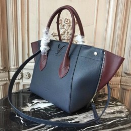 Replica Louis Vuitton Navy Blue Burgundy Freedom Bag