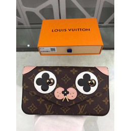 Replica Louis Vuitton Brown Monogram Cartoon Chain Felicie Pochette