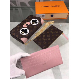 Replica Louis Vuitton Brown Monogram Cartoon Chain Felicie Pochette
