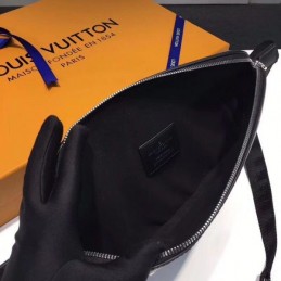 Replica Louis Vuitton Black Supreme Bumbag
