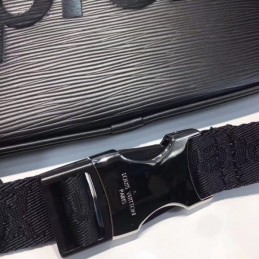 Replica Louis Vuitton Black Supreme Bumbag