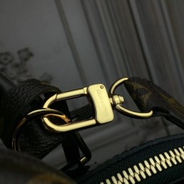 Replica Louis Vuitton Black Patent Monogram Alma PM