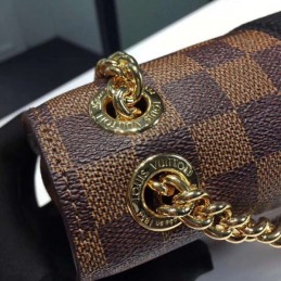 Replica Louis Vuitton Brown Damier Ebene Black Stripe Wight