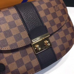 Replica Louis Vuitton Brown Damier Ebene Black Stripe Wight
