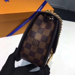 Replica Louis Vuitton Brown Damier Ebene Black Stripe Wight