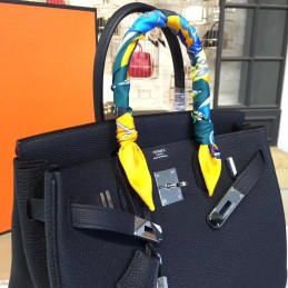 Replica Hermes Black Birkin 30 Gold Hardware Bag