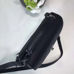 Replica Louis Vuitton Black Textured MyLockme - Style 2
