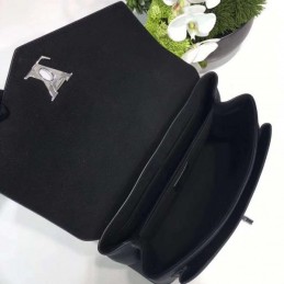 Replica Louis Vuitton Black Textured MyLockme - Style 2