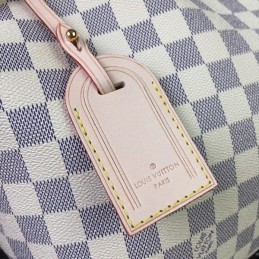 Replica Louis Vuitton White Damier Azur Beige Trim Graceful PM