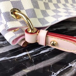 Replica Louis Vuitton White Damier Azur Beige Trim Graceful PM