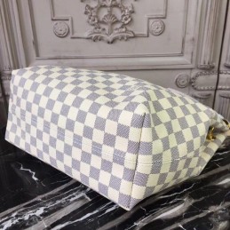 Replica Louis Vuitton White Damier Azur Beige Trim Graceful PM