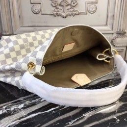 Replica Louis Vuitton White Damier Azur Pale Pink Trim Graceful PM