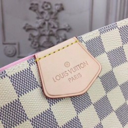 Replica Louis Vuitton White Damier Azur Pale Pink Trim Graceful MM