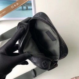 Replica Louis Vuitton Black Monogram Eclipse Danube PM