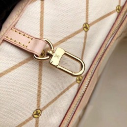 Replica Louis Vuitton Brown Monogram Floral Graphic Neverfull MM