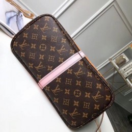 Replica Louis Vuitton Brown Monogram Floral Graphic Neverfull MM