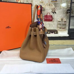 Replica Hermes Tan Twilly Handle Birkin 30 Palladium Hardware Bag
