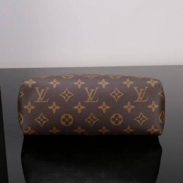 Replica Louis Vuitton Brown Monogram Red Trim Pallas Beauty Case