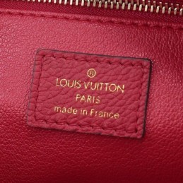 Replica Louis Vuitton Brown Monogram Red Trim Pallas Beauty Case