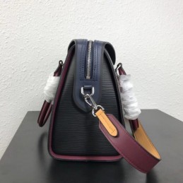 Replica Louis Vuitton Black Multicolor Trim Tuileries Handbag