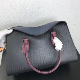 Replica Louis Vuitton Black Multicolor Trim Tuileries Handbag