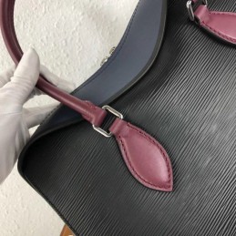 Replica Louis Vuitton Black Multicolor Trim Tuileries Handbag