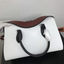 Replica Louis Vuitton White Multicolor Trim Tuileries Handbag