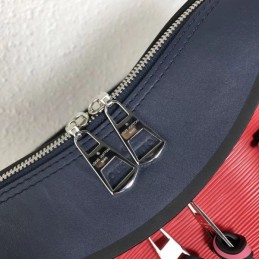 Replica Louis Vuitton Red Black Trim Tuileries Handbag