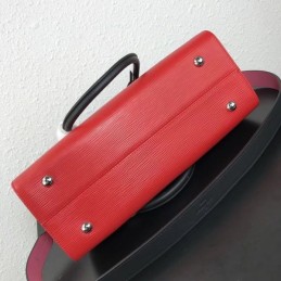 Replica Louis Vuitton Red Black Trim Tuileries Handbag