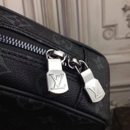 Replica Louis Vuitton Black Monogram Eclipse Toiletry Bag GM