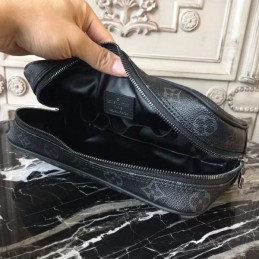 Replica Louis Vuitton Black Monogram Eclipse Toiletry Bag GM
