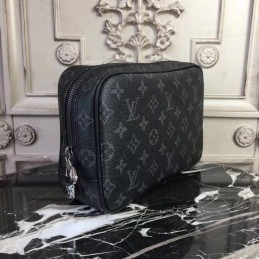 Replica Louis Vuitton Black Monogram Eclipse Toiletry Bag GM