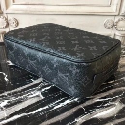 Replica Louis Vuitton Black Monogram Eclipse Toiletry Bag GM