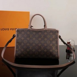 Replica Louis Vuitton Brown Monogram Beige Trim Popincourt PM