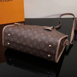 Replica Louis Vuitton Brown Monogram Beige Trim Popincourt PM