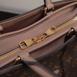 Replica Louis Vuitton Brown Monogram Beige Trim Popincourt PM