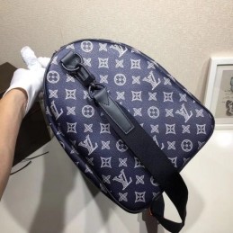Replica Louis Vuitton Black Monogram Red LV Keepall Bandouliere 50