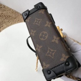 Replica Louis Vuitton Black Monogram Essential Trunk