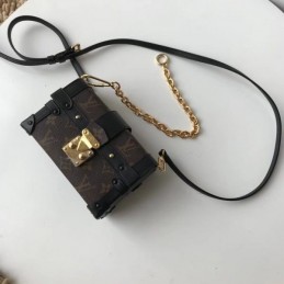 Replica Louis Vuitton Black Monogram Essential Trunk