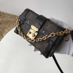 Replica Louis Vuitton Black Monogram Essential Trunk