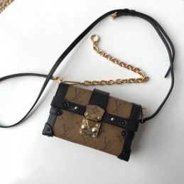 Replica Louis Vuitton Brown Monogram Essential Trunk
