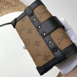 Replica Louis Vuitton Brown Monogram Essential Trunk