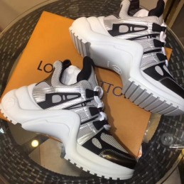 Replica Louis Vuitton White Black Archlight Trainers Sneakers