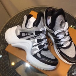 Replica Louis Vuitton White Black Archlight Trainers Sneakers